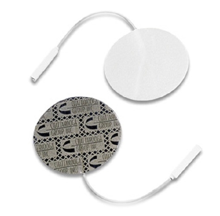 Electrode Electrotherapy Dura-Stick® Plus For Therapeutic Modalities 2'x2' Round (4/PK 10PK/CS) by DJO  ID 42182